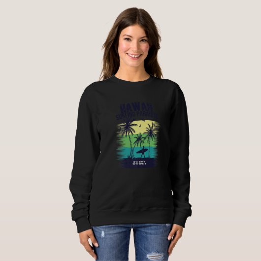 Hawaii Surfing 4 Sweatshirt (Vorne ganz)