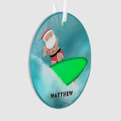 Hawaii Surfing Holiday Geschenk Ornament (Vorderseite)