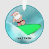 Hawaii Surfing Holiday Geschenk Ornament (Vorderseite)