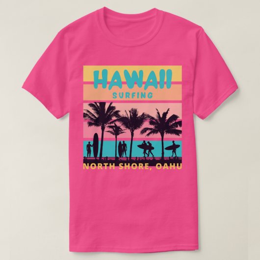 Hawaii Surfing Oahu TShirt (Design vorne)