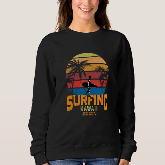 Hawaii Surfing Sweatshirt (Vorderseite)