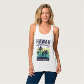 Hawaii Surfparadies Endloser Sommer Tank Top (Vorderseite Vollansicht)