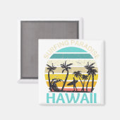 Hawaii Surfparadies Magnet (Vorderseite/Rückseite)