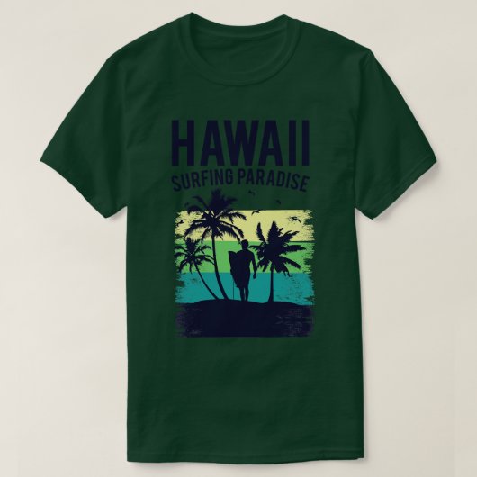 Hawaii Surfparadies T-Shirt (Design vorne)