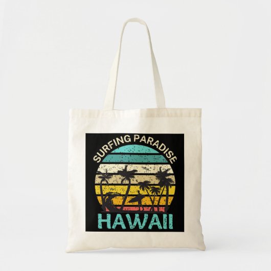 Hawaii Surfparadies Tragetasche (Vorne)
