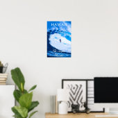 Hawaii Surfreisen Poster (Heimbüro)