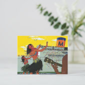 Hawaii, tanzende hula girls heißen Touristenschiff Postkarte (Stehend Vorderseite)