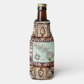 Hawaii Tapa Flaschenkühler (Flaschenvorderseite)