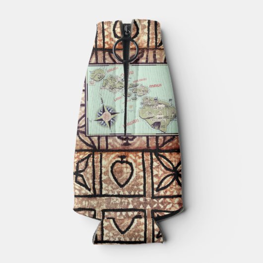 Hawaii Tapa Flaschenkühler (Rückseite)