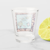 Hawaii Tapa Schnapsglas (Rückseite)