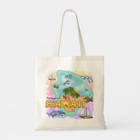 Hawaii-Tasche Tragetasche (Rückseite)