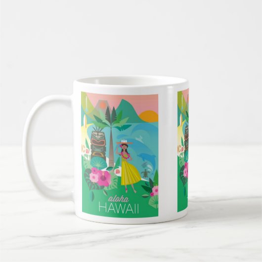 Hawaii-Tasse Kaffeetasse (Links)