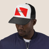 Hawaii-Tauchen-Flagge Truckerkappe (Beispiel)