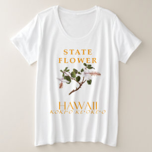 Hawaii-Territoriumsblume Die Hibiscus arnottianus Große Größe T-Shirt