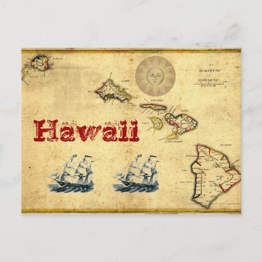 Hawaii-Test Postkarte (Vorderseite)