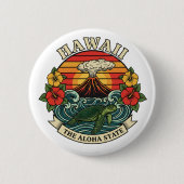 Hawaii: The Aloha State Button (Vorderseite)