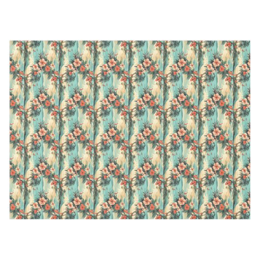Hawaii Theme Beach Party Tischdecke (Vorderseite (Horizontal))