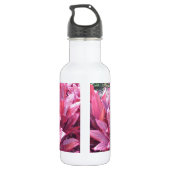 Hawaii-Ti verlassen Pflanze Edelstahlflasche (Rückseite)