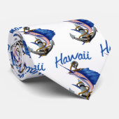 Hawaii-Tiefseefischerei Krawatte (Gerollt)