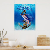 Hawaii-Tiefseefischerei Poster (Küche)