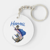 Hawaii-Tiefseefischerei Schlüsselanhänger (Rückseite)
