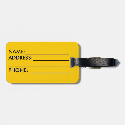 Hawaii Tii Reisegepäck Gepäckanhänger (Rückseite horizontal)