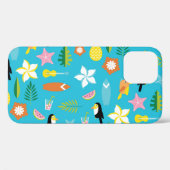 Hawaii Toucan Surf Vintag Case-Mate iPhone Hülle (Rückseite (Horizontal))