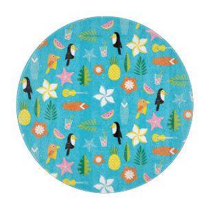 Hawaii Toucan Surf Vintage Schneidebrett