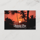 Hawaii Tour Guide Business Card Visitenkarte (Vorderseite)