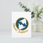 Hawaii Traditionen Logo Postkarte (Stehend Vorderseite)