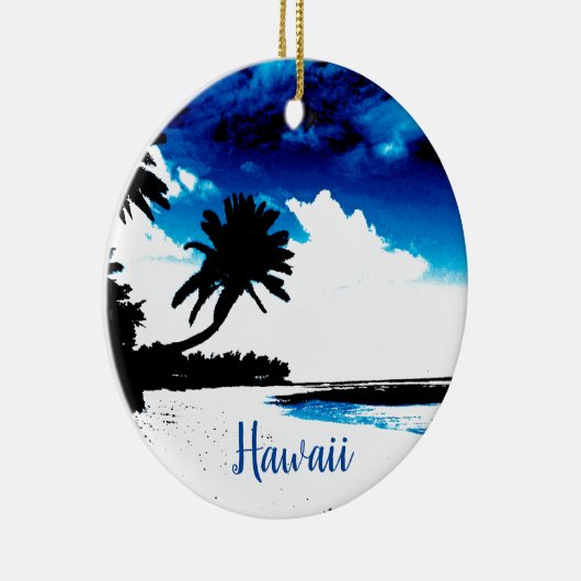Hawaii Travel Keramik Ornament (Rechts)