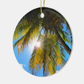 Hawaii Travel Palm Tree Keramik Ornament (Links)