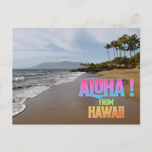 Hawaii Travel Postcard Postkarte (Vorderseite)
