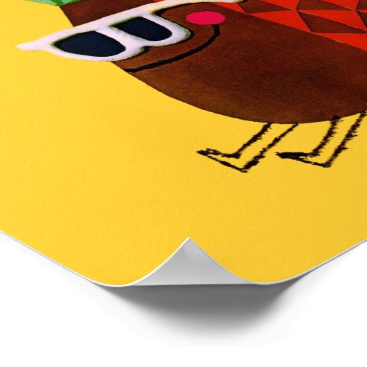 Hawaii Travel Poster (Ecke)