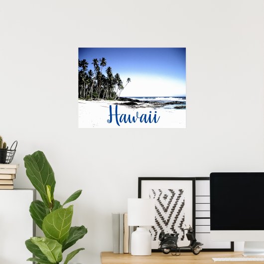 Hawaii Travel Poster (Heimbüro)