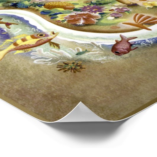 Hawaii Travel Poster (Ecke)