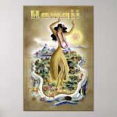 Hawaii Travel Poster (Vorne)