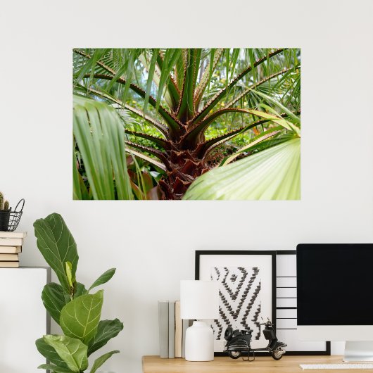 Hawaii Tree Poster (Heimbüro)