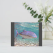 Hawaii Trevally Fish Postkarte (Stehend Vorderseite)
