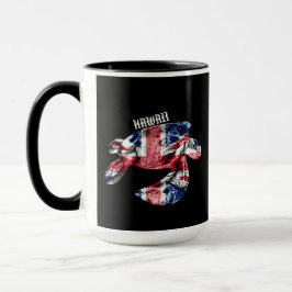 Hawaii Tribal Honu HIFlag Tasse