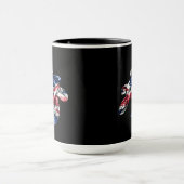 Hawaii Tribal Honu HIFlag Tasse (Zentrum)