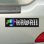 Hawaii Tribal Honu Rainbow Autoaufkleber (Auf Auto)