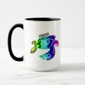 Hawaii Tribal Honu Rainbow Tasse (Links)