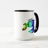Hawaii Tribal Honu Rainbow Tasse (VorderseiteRechts)