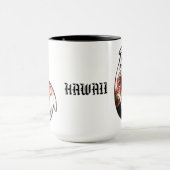 Hawaii Tribal Hook HIFlag Tasse (Zentrum)
