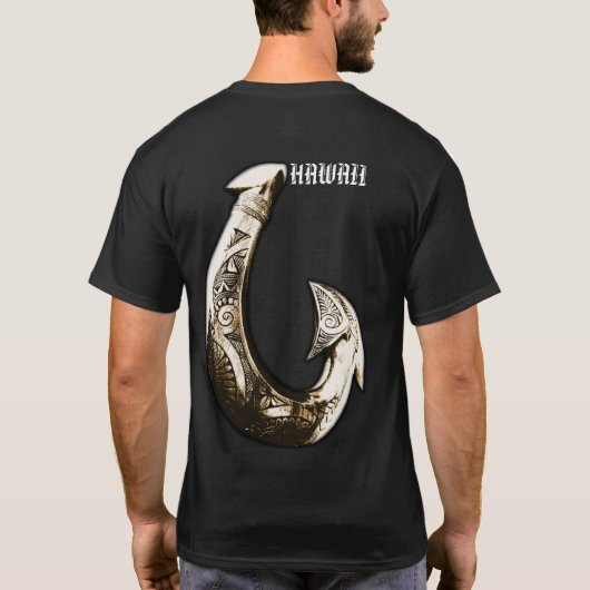 Hawaii Tribal Hook T-Shirt (Rückseite)