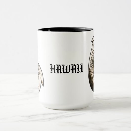 Hawaii Tribal Hook Tasse (Zentrum)