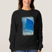 Hawaii Tribal Stingray Polynesian Sweatshirt (Vorderseite)