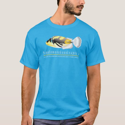 Hawaii-Triggerfische - Humuhumunukunukuapua'a T-Shirt (Vorderseite)