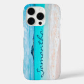 Hawaii Tropical Beach Foto Monogramm Name Case-Mate iPhone Hülle (Rückseite)